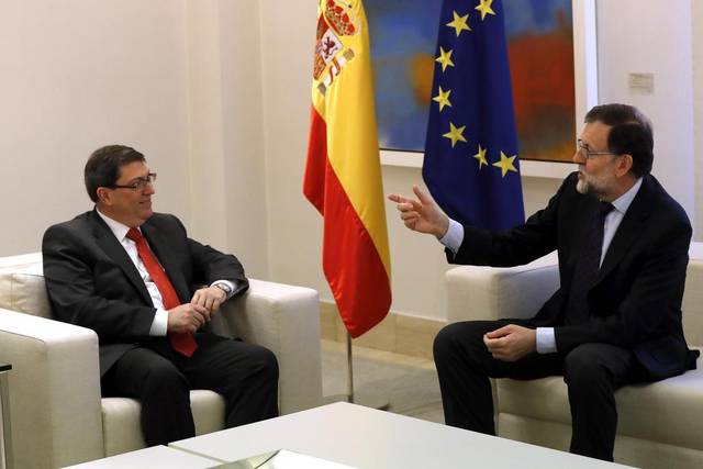 Rajoy y el Canciller cubano analizan relación bilateral y con la UE 