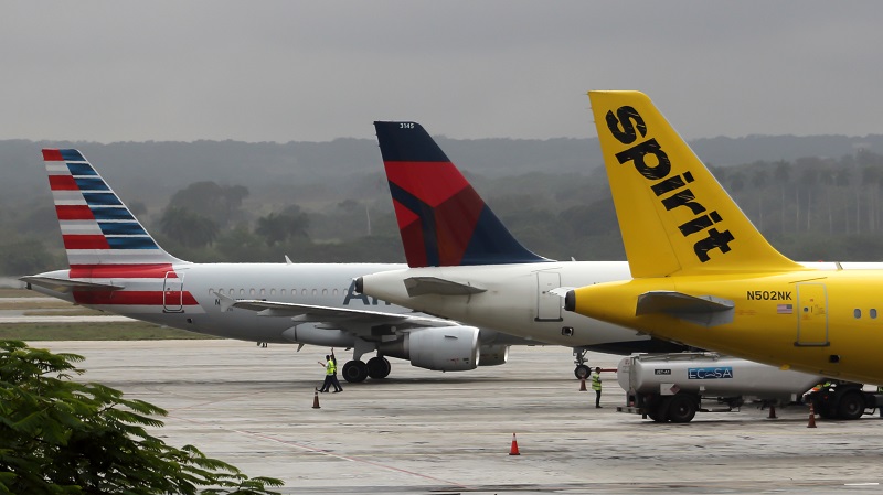 Spirit, Frontier y Delta iniciaron vuelos comerciales a La Habana