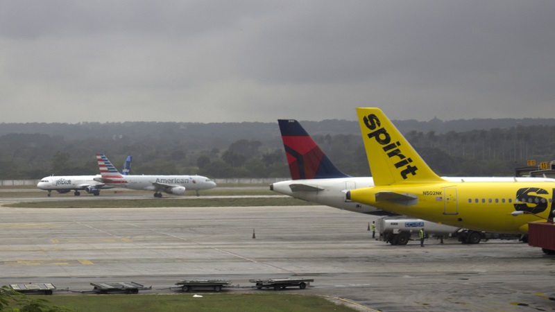 Spirit Airlines superada por la competencia de vuelos a Cuba