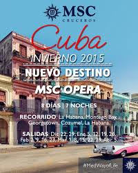 MSC Cruises comienza a operar esta semana en Cuba