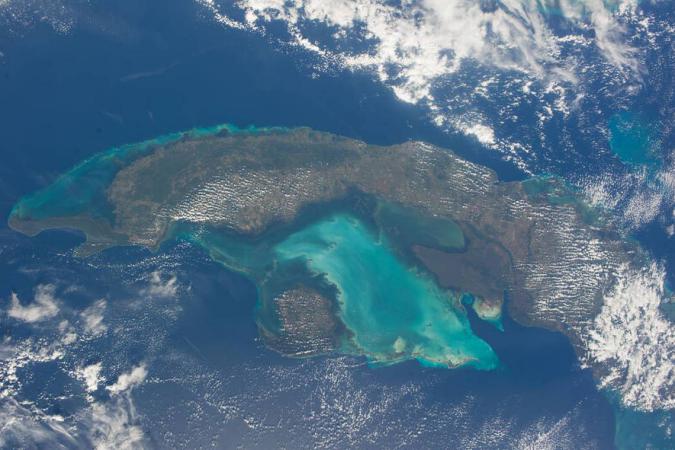Impresionantes imágenes de Cuba desde el espacio