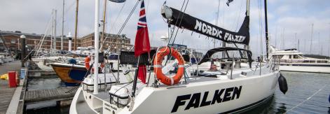El Club Náutico Hemingway recibe a la tripulación del Nordic Falken