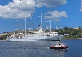 La Habana recibe al crucero Club Med 2 