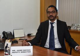 Jaime Mayaki, director del departamento de Cooperación Técnica y de la Ruta de la Seda de ONU Turismo