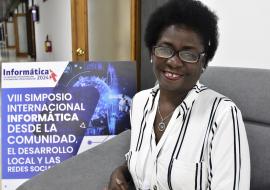 María Esther Alfonso Suárez, vicepresidenta primera de la Unión de Informáticos de Cuba