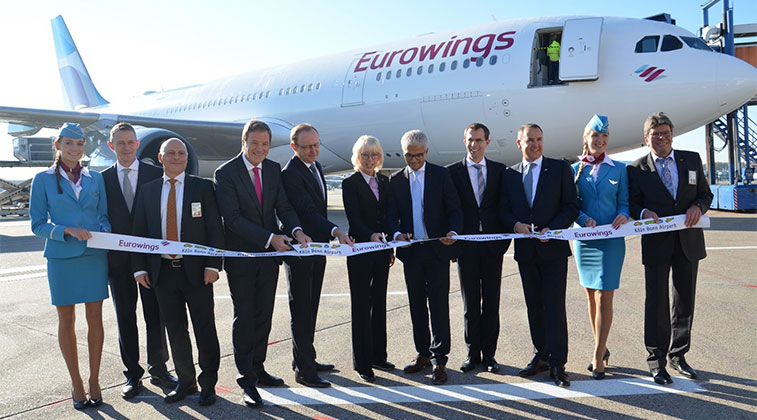 Eurowings abre rutas desde Múnich y Dusseldorf a Santa Clara