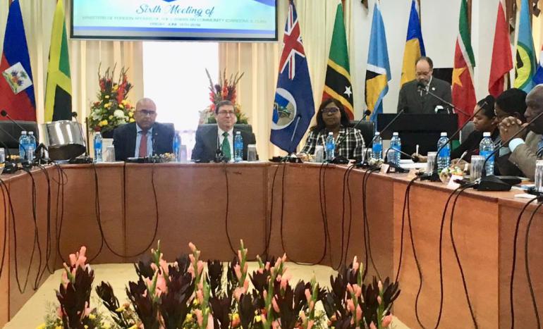 Canciller cubano inaugura reunión Caricom-Cuba