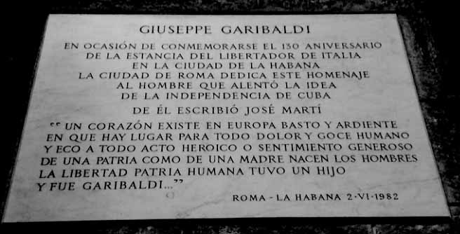 Garibaldi en La Habana