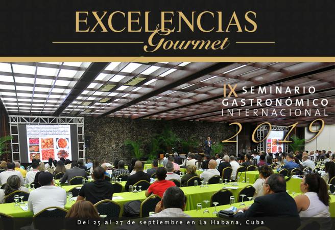 Convocan al Seminario Gastronómico Excelencias Gourmet 2019