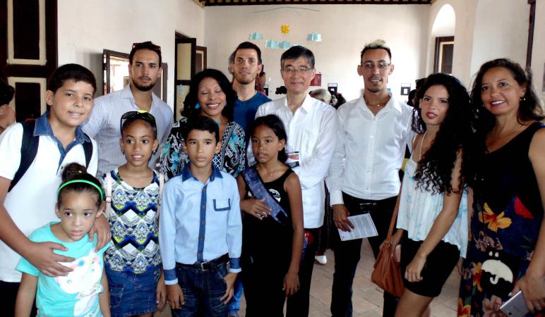 El embajador Kazuhiro Fujimura durante la inaguración de la III Jornada de la Cultura Japonesa en Santiago de Cuba