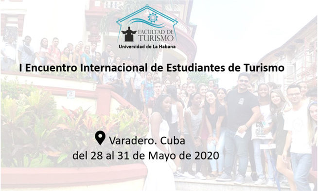 Cuba será la sede del I Encuentro Internacional de Estudiantes de Turismo