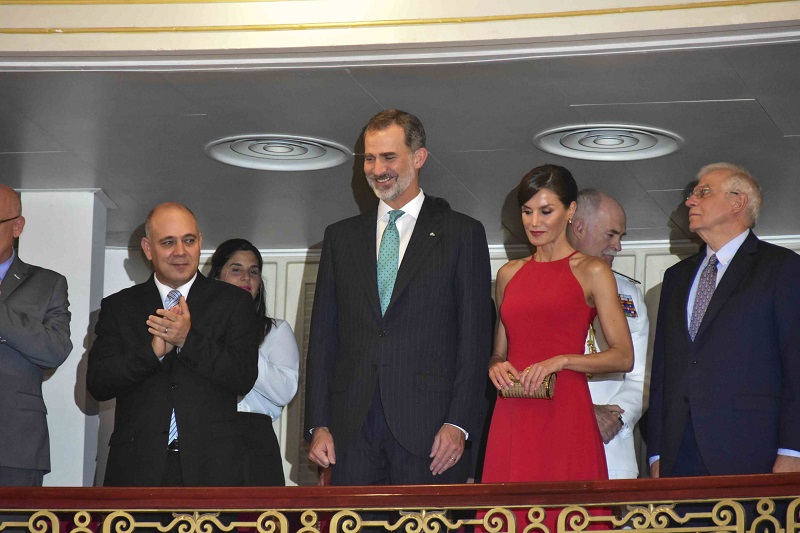 Reyes de España en el Gran Teatro de La Habana