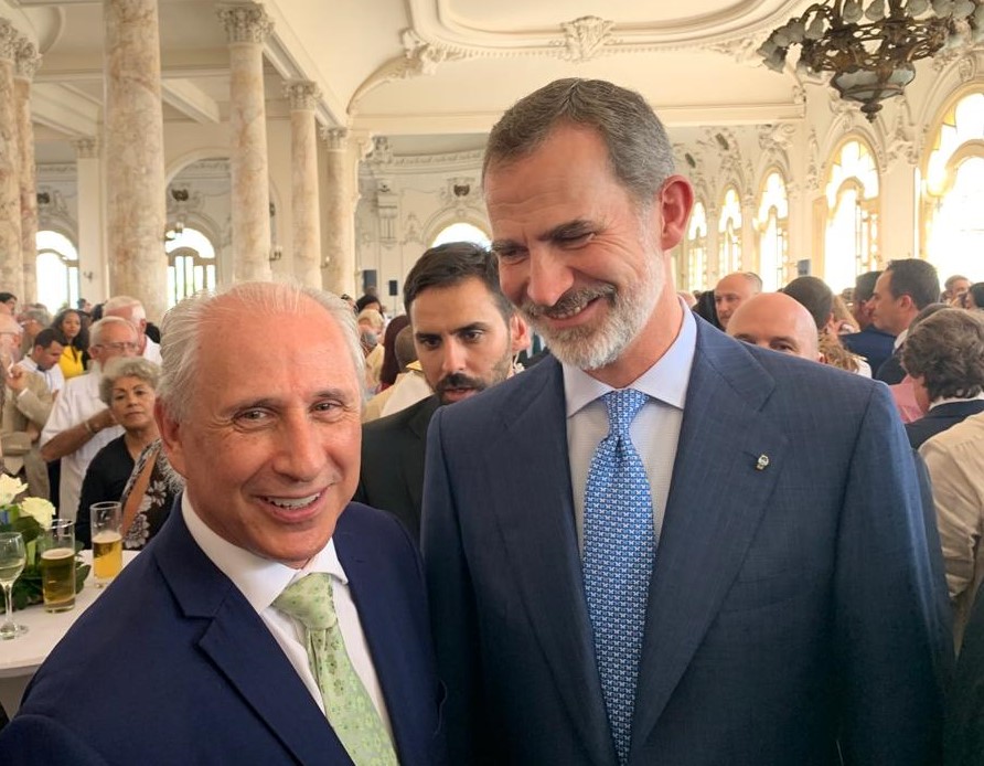 El Rey de España con José Carlos De Santiago