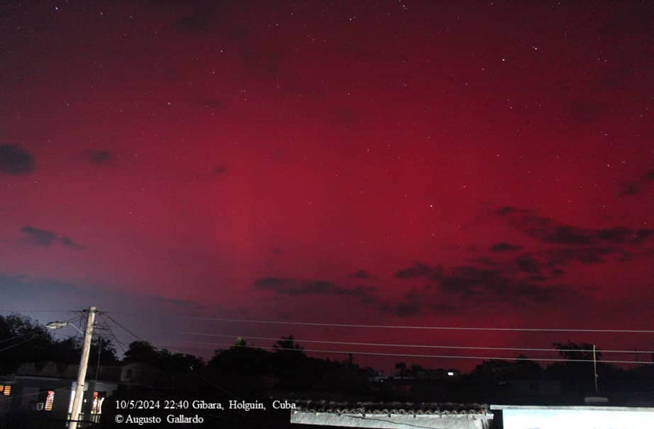 Insólito: Aurora boreal sobre Cuba