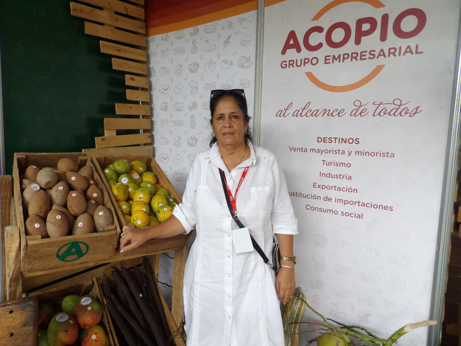 Directora general de Empresa Acopio Santiago de Cuba, Belkis Villa Tabares