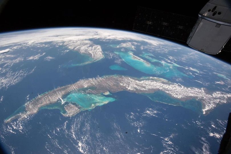 Cuba vista desde el espacio
