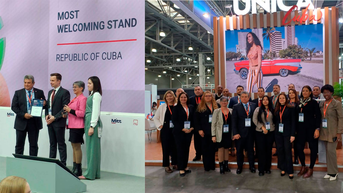 Turismo cubano refuerza lazos con Rusia y gana premio en feria internacional