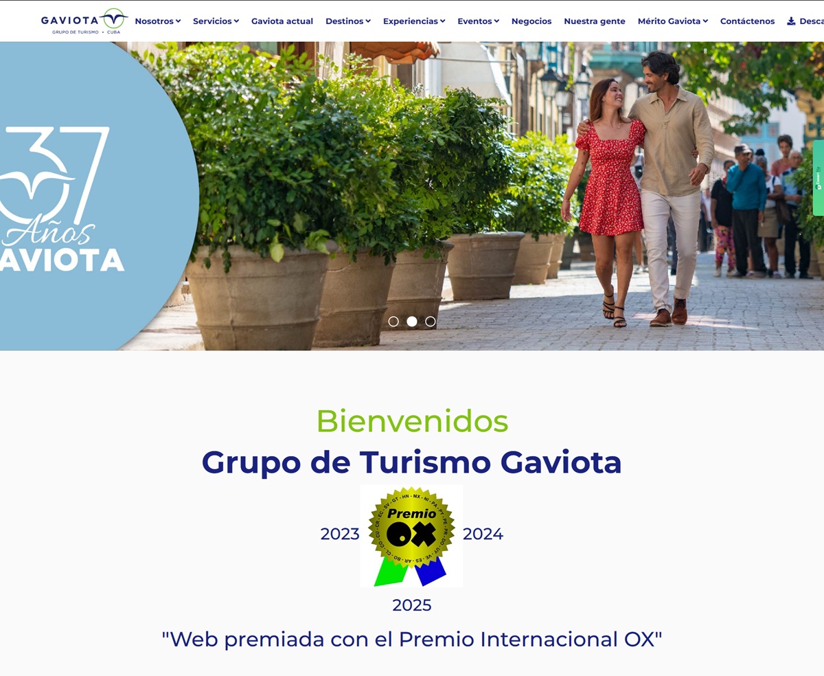 Grupo Gaviota lanza nuevo sitio web institucional