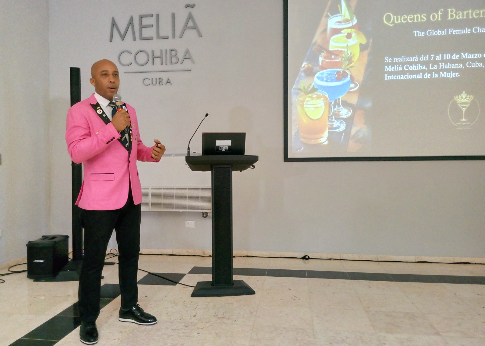 Rihder Fuentes Frontera, presidente del comité organizador del campeonato de la IBA, Queen of Bartending, The Global Female Championship