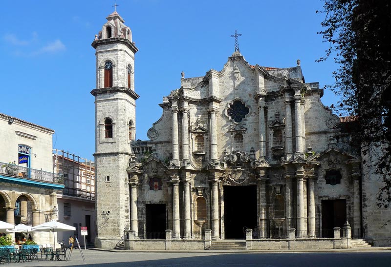 La Catedral de La Habana en el centro histórico