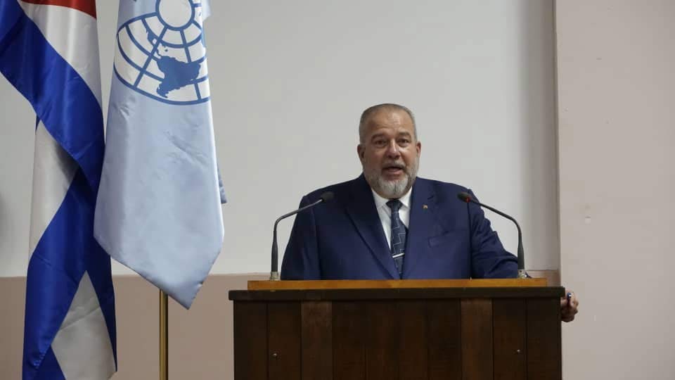 Primer Ministro Manuel Marrero Cruz en reunión de ministros de Turismo del Grupo de los 77 + China en La Habana. Foto PL