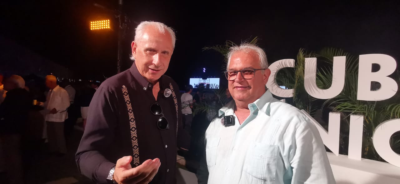 José Carlos de Santiago, Presidente del Grupo Excelencias, junto a Luis Carlos Góngora, coordinador del Gobierno de La Habana.