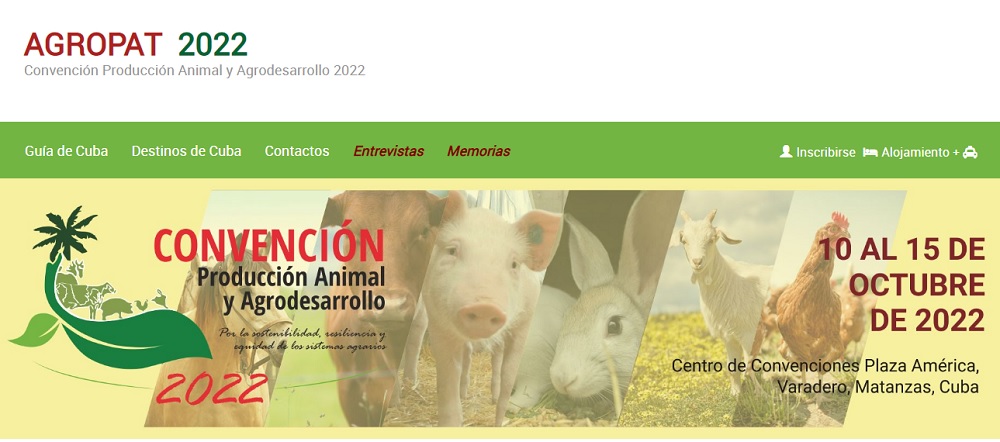 Convocan a Convención Producción Animal y Agrodesarrollo 2022 | Excelencias  Cuba