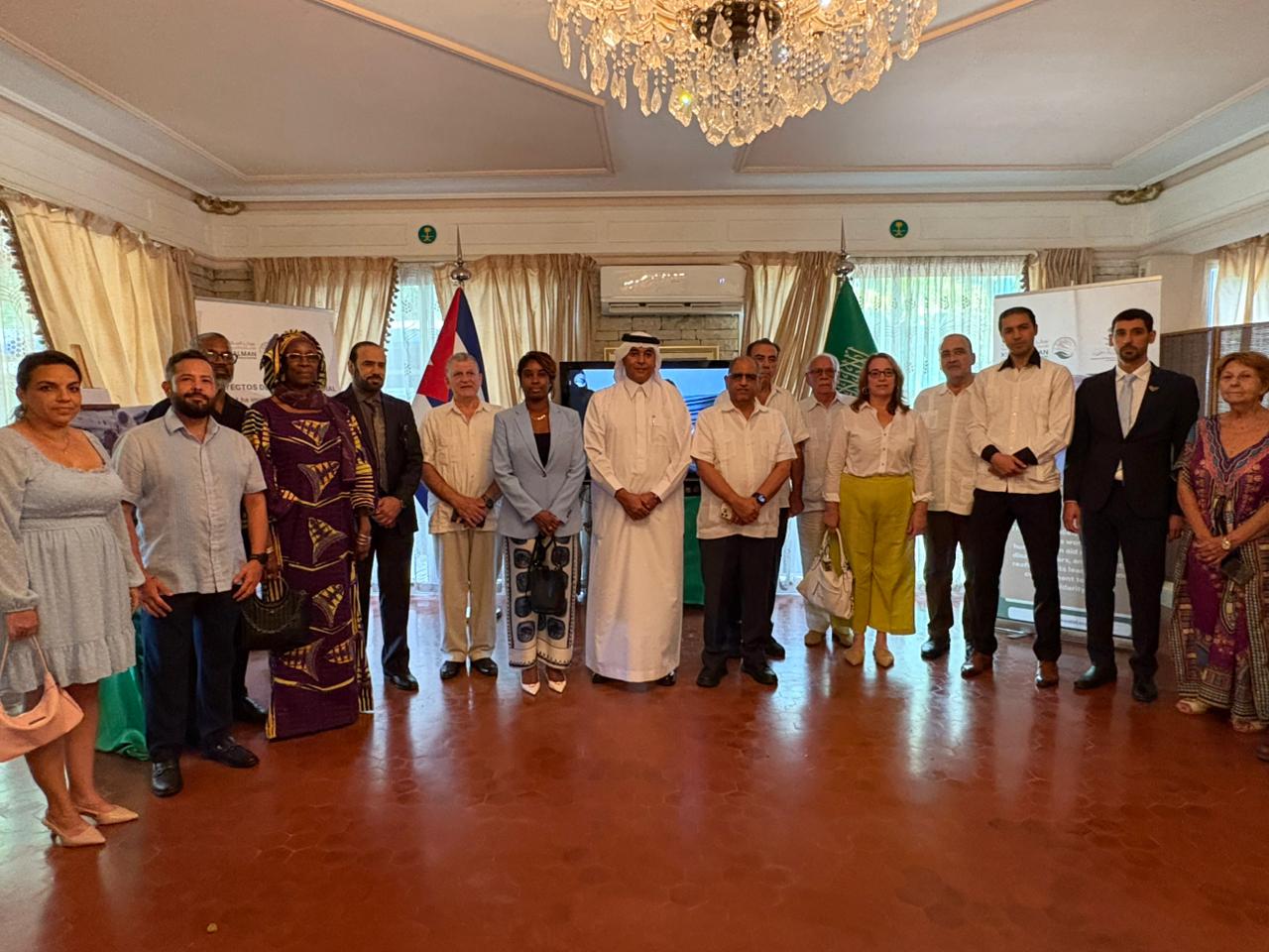 Muestra de la asistencia humanitaria saudí llega a La Habana