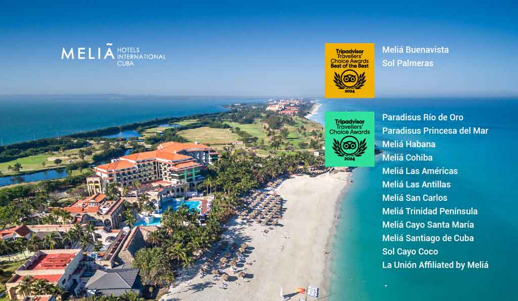 Dos hoteles de Meliá entre los mejores del Caribe según Tripadvisor