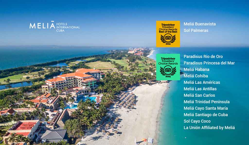Dos hoteles de Meliá entre los mejores del Caribe según Tripadvisor