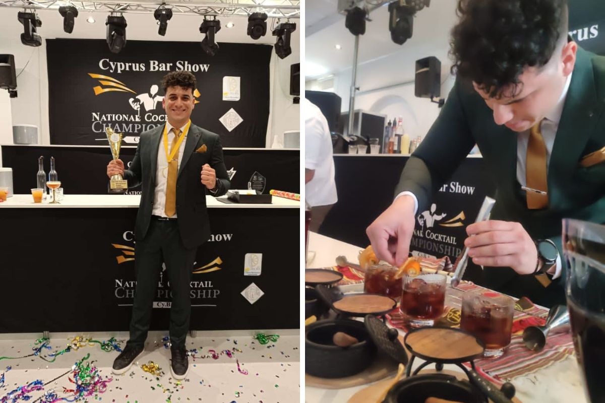 Cantinero cubano se corona en Chipre y clasifica para el Mundial de Coctelería