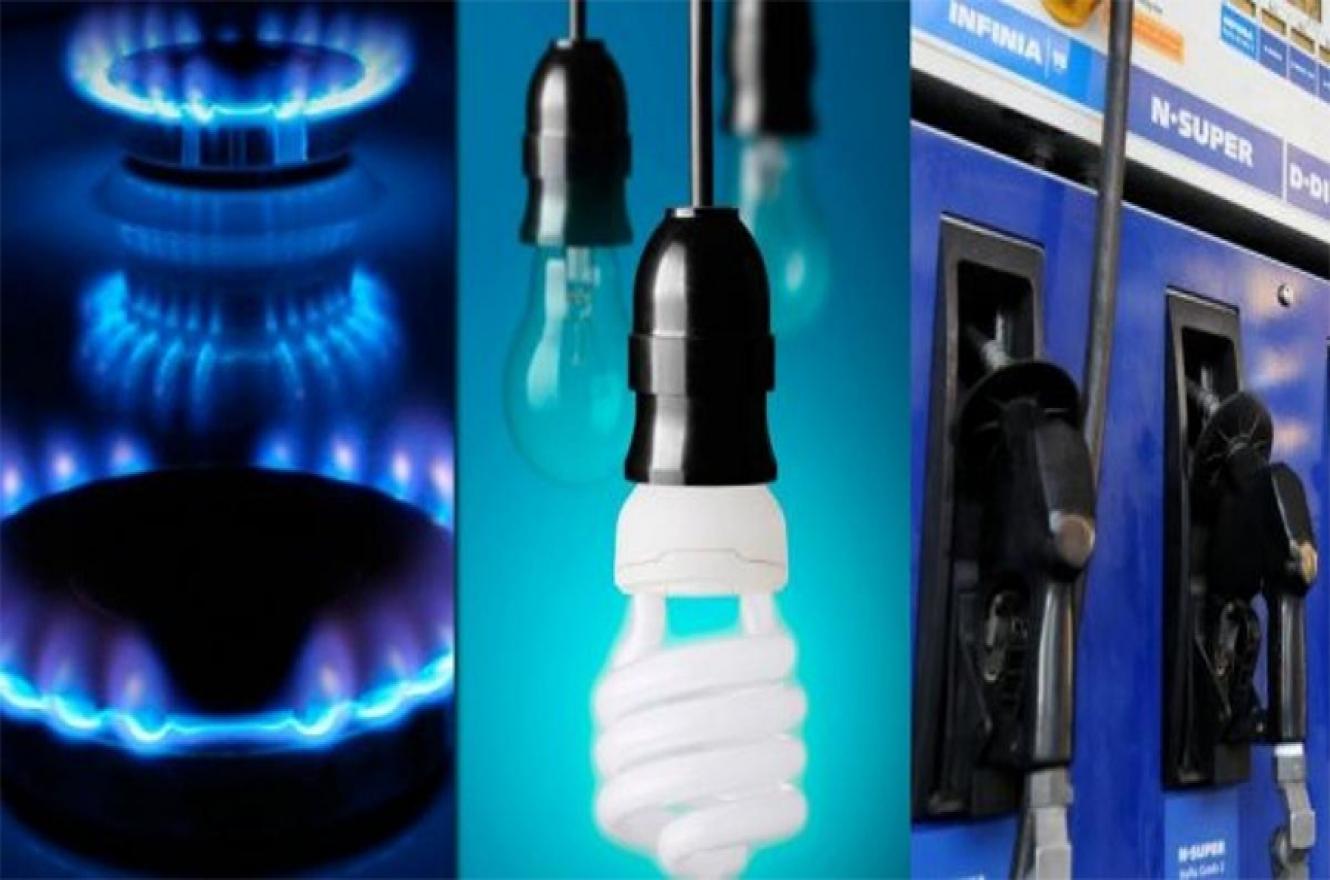 Combustible, gas y electricidad