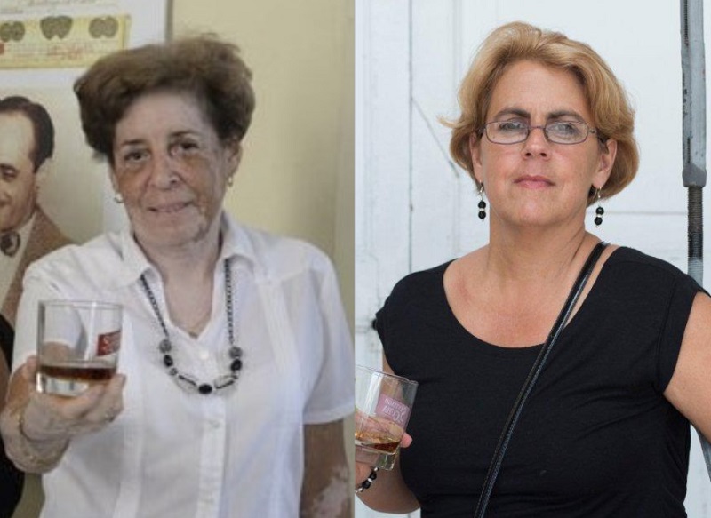 Maestras roneras cubanas Noemí del Toro y Salomé Alemán