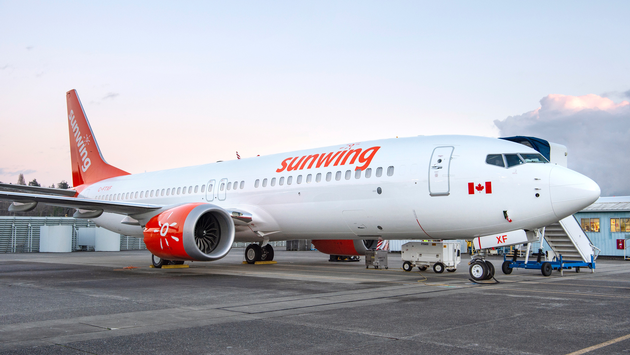 Avión de Sunwing