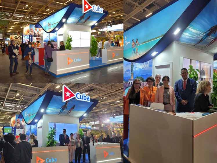 Cuba en Salón Mundial de Turismo en París foto Prensa Latina