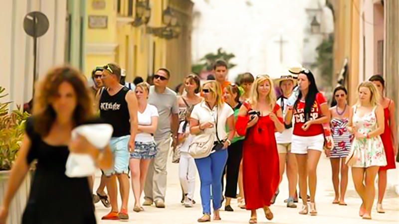 Turistas rusos en Cuba
