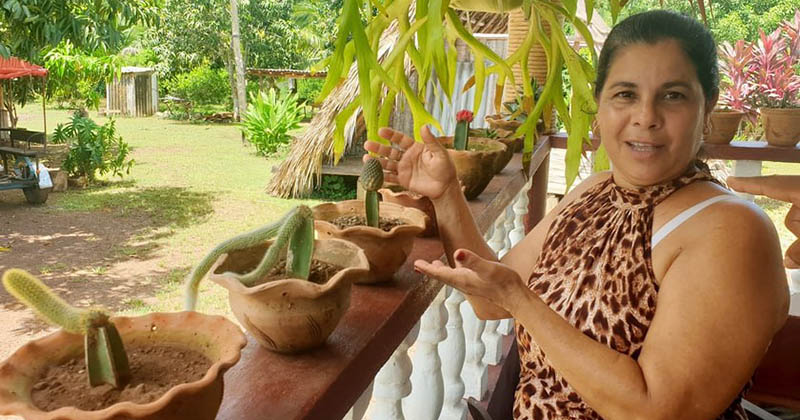 Finca agroecológica en Cuba