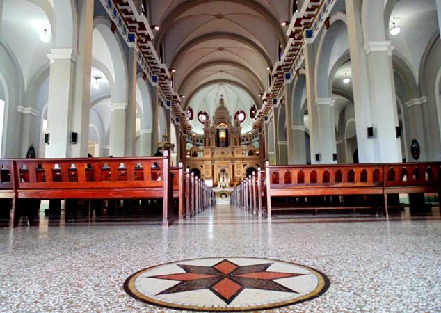 Poblado de El Cobre en Santiago de Cuba