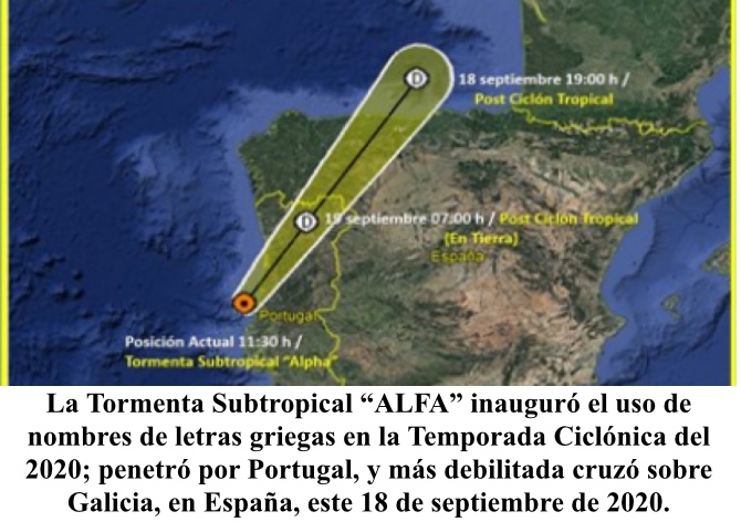 Medicanes- Tormenta Subtropical Alfa
