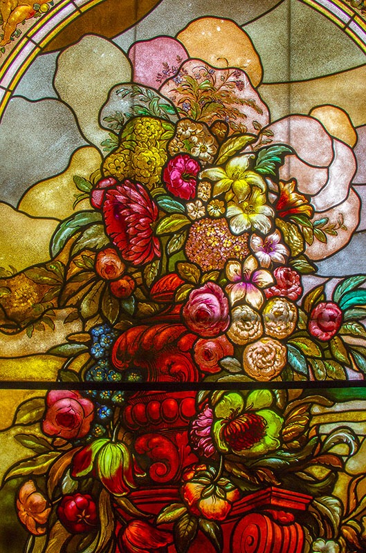 Vitrales de La Habana-Motivos florales