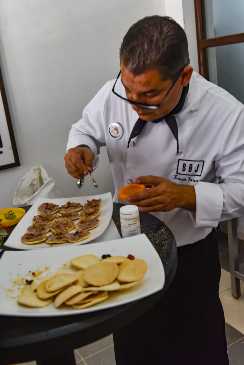 Platos elaborados a base de casabe.
