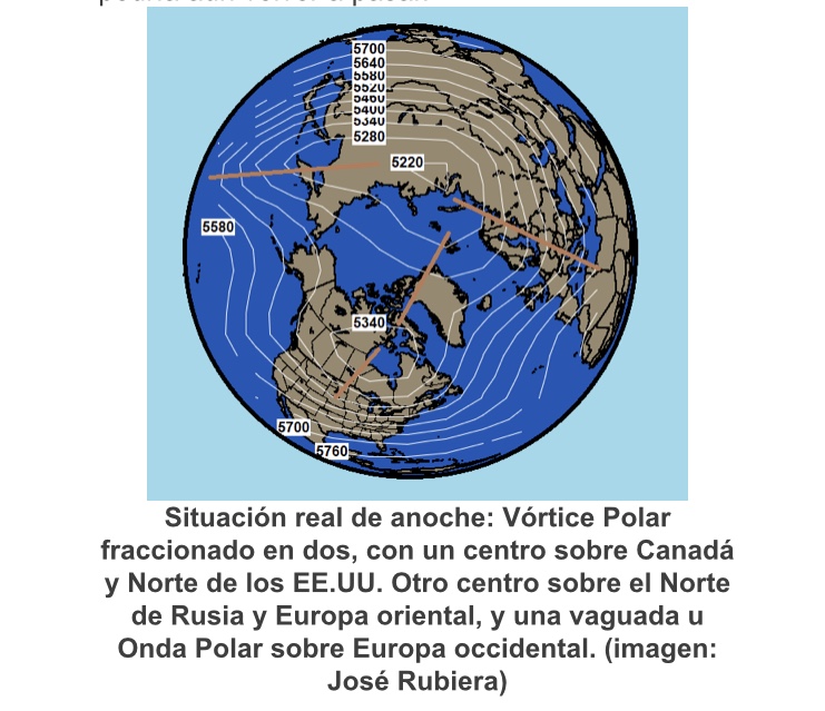 Vórtice Polar (febrero 2021)