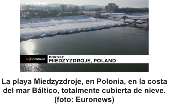 La playa Miedzyzdroje, en Polonia