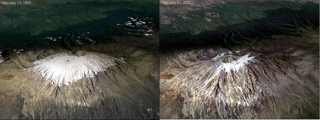 Cambios en el Monte Kilimanjaro