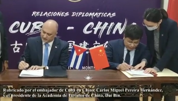 Cuba China Firma Memorando Turismo