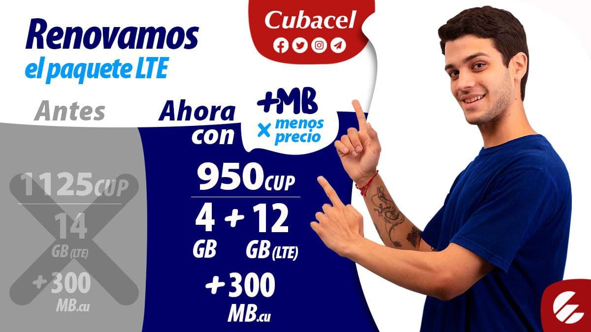 Cubacel-pauqetes LTE