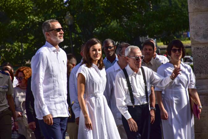 Reyes recorren La Habana Vieja