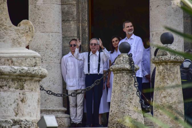 Reyes recorren La Habana Vieja