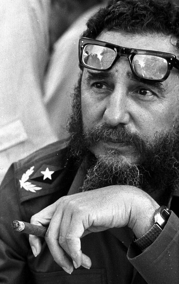 En los años 80 Fidel dejó de fumar. Foto: Liborio Noval