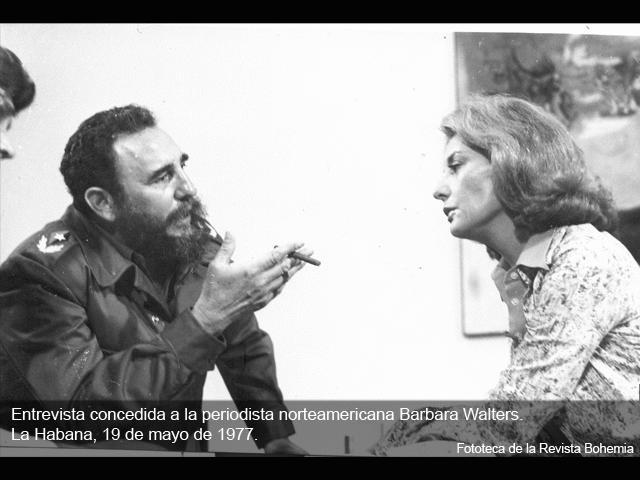 Entrevista concedida a Barbara Walters, 1977.